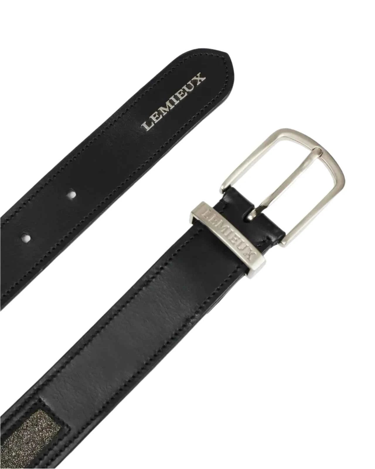 LeMieux Crystal Insert Belt Black