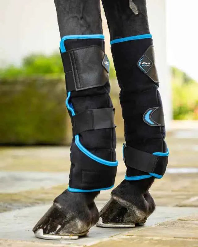 LeMieux Freeze Flow Ice Boot Front Black