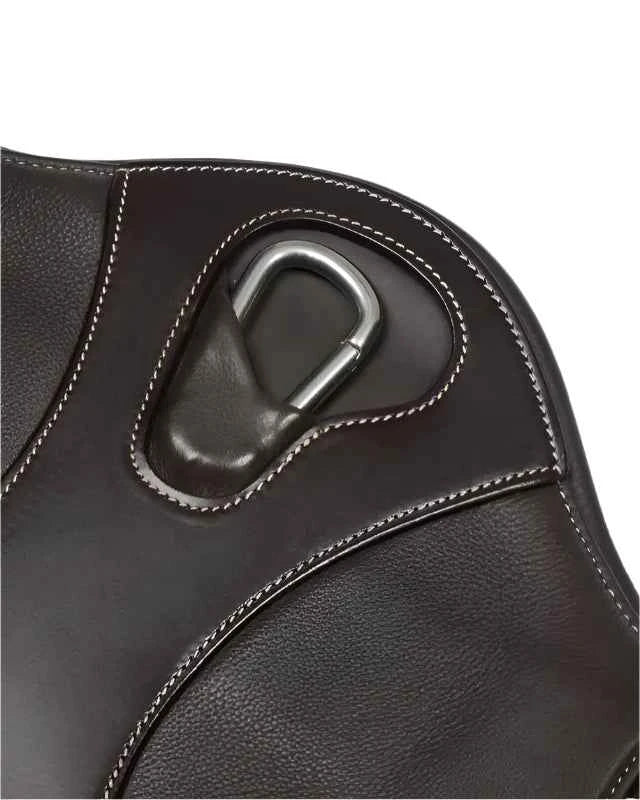 LeMieux Arika Contoured Short Stud Girth Brown