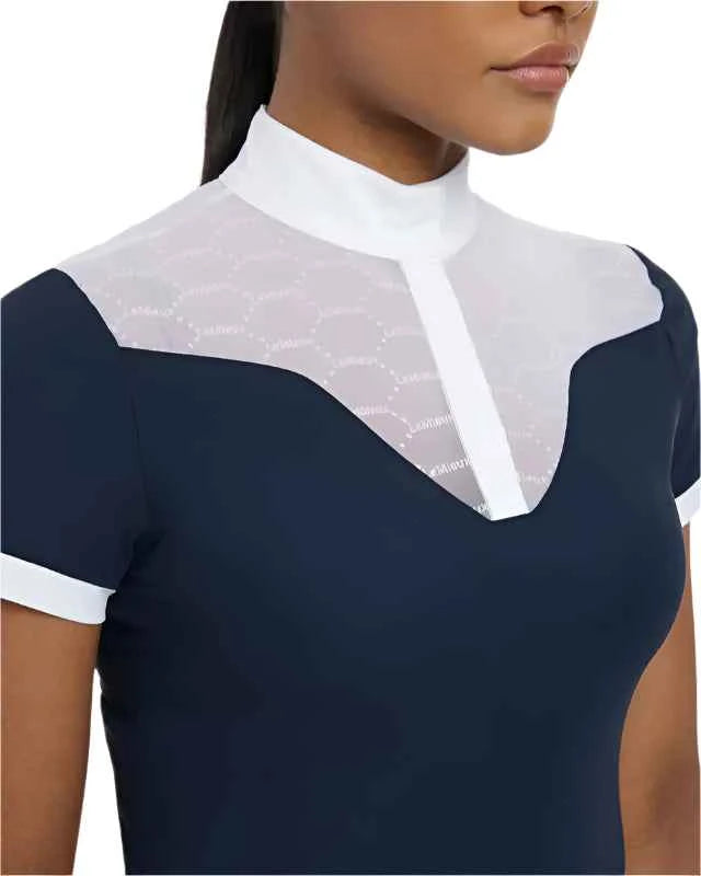 LeMieux Emily Short Sleeve Show Shirt Navy