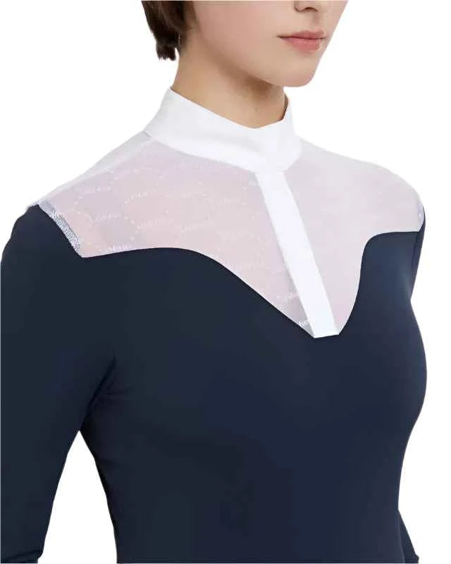 LeMieux Emily Long Sleeve Show Shirt Navy