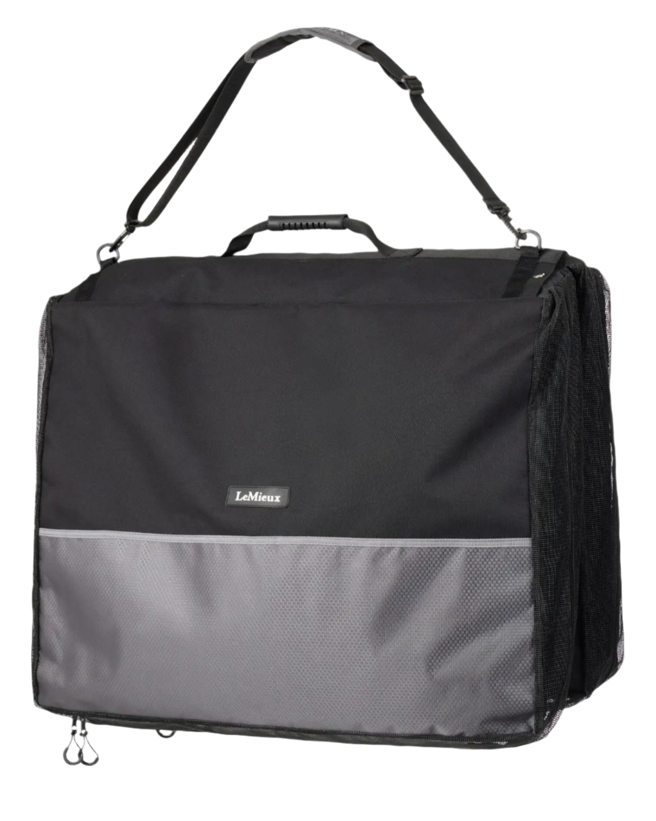 LEMIEUX Black Saddle Pad Carry Bag - Equestrian Storage Solution | Keep Pads Clean and Organized