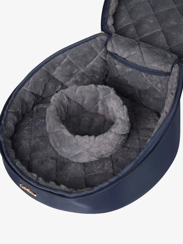 LeMieux Luxe Hat Box Navy | Equiflair
