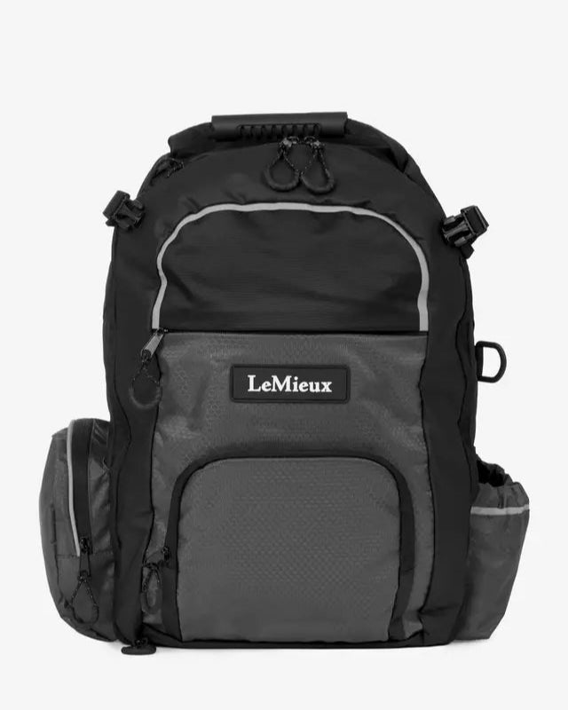 LEMIEUX PRO RUCKSACK BLACK: Equestrian Riding Backpack from Equiflair - Durable & Stylish