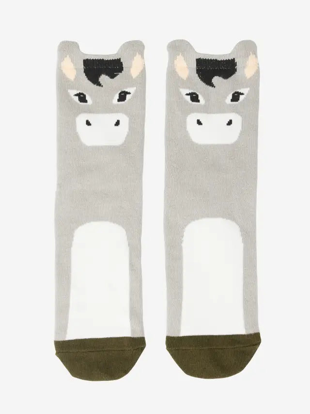 LeMieux Mini Character Socks 2 pack Donkey