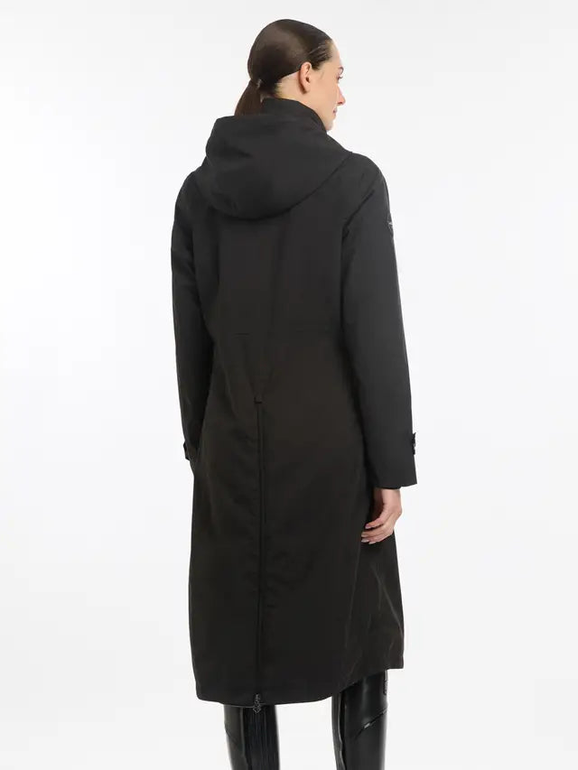 Lemieux Amelie Black Waterproof Lightweight Riding Coat - Women's Equestrian Apparel by Equiflair
