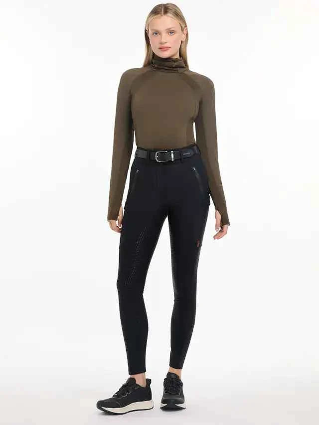LeMieux Drytex Waterproof Breeches Full Seat Black