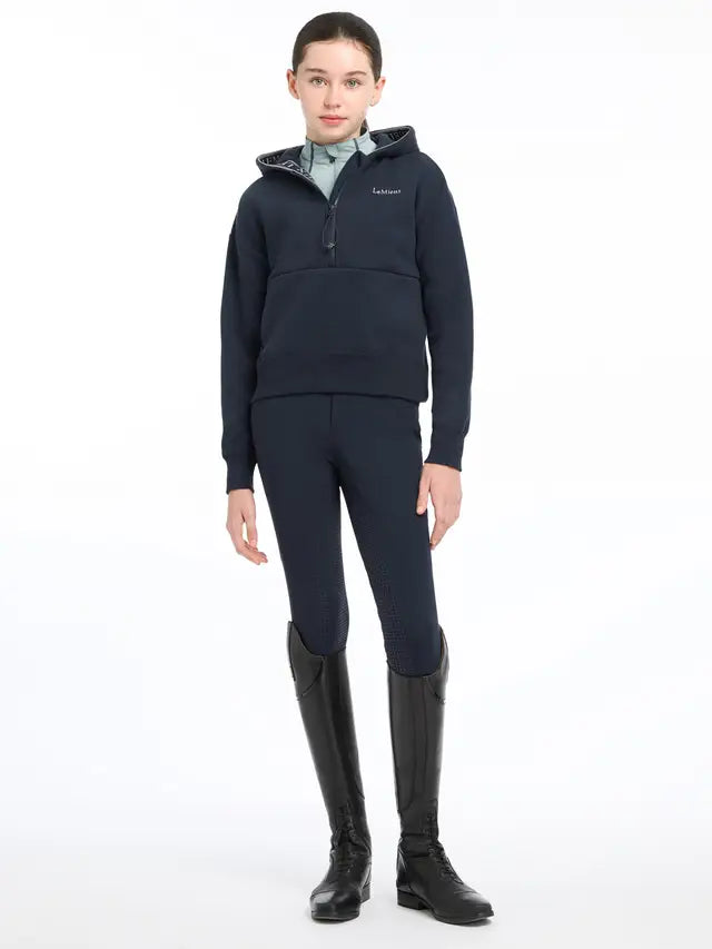LeMieux Young Rider Hettie Half Zip Hoodie Navy