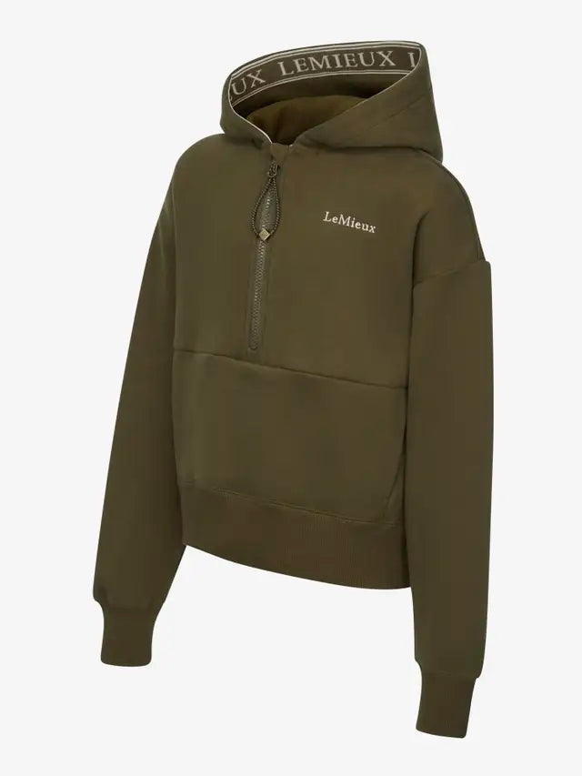 LeMieux Young Rider Hettie Half Zip Hoodie Alpine