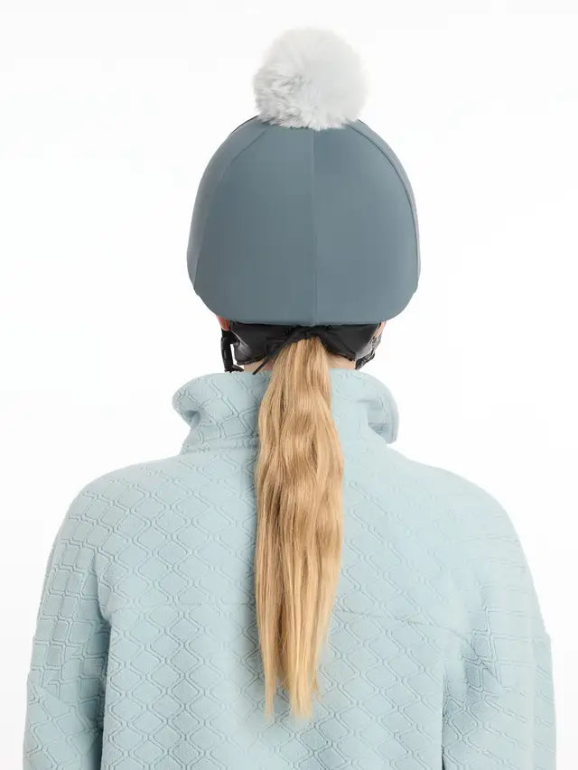 LeMieux Pom Hat Silk Petrol