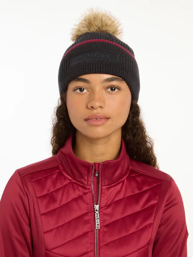 LeMieux Clara Cable Beanie Cinder | Equiflair