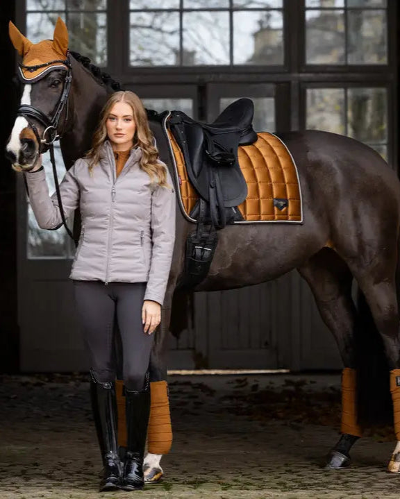LeMieux Loire Classic Dressage Saddle Pad - Ginger | Equiflair