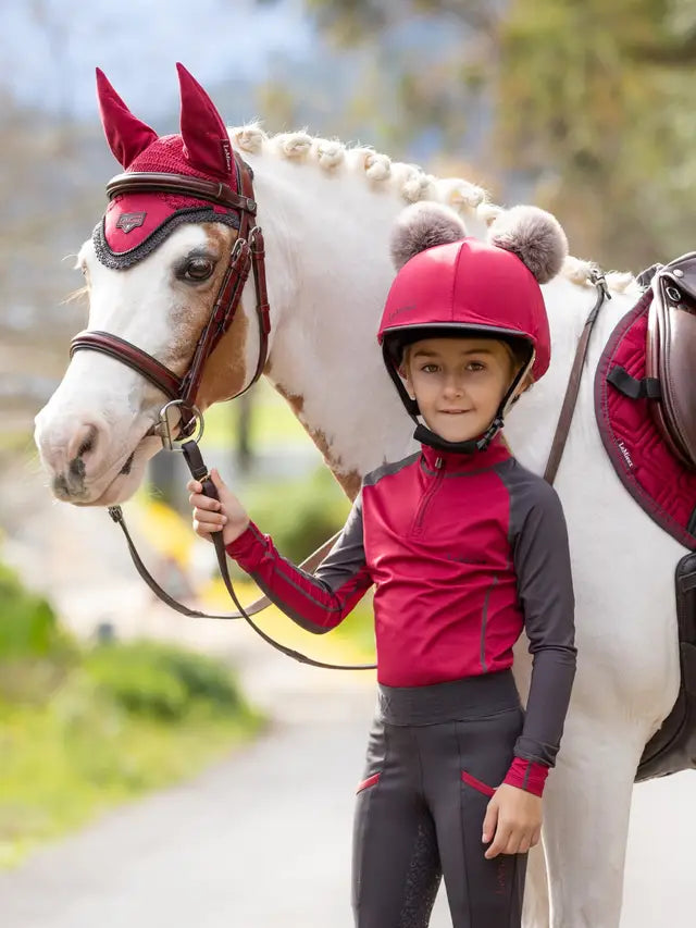 Child Equestrian: LeMieux Mini Base Layer Ember with Horse | Equiflair Riding Apparel