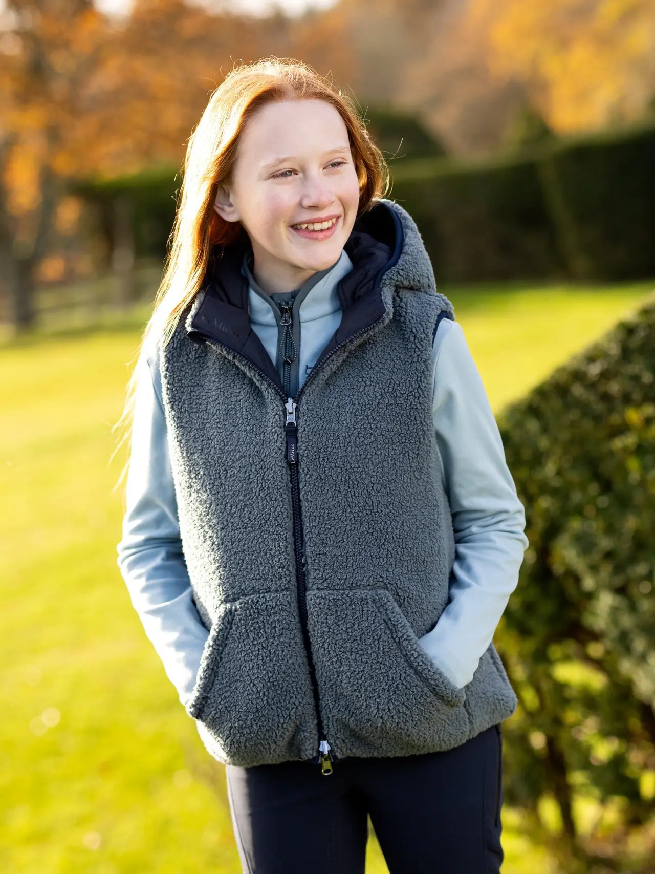 LEMIEUX Young Rider Eloise Reversible Winter Gilet - Child's Riding Vest Outdoor Apparel