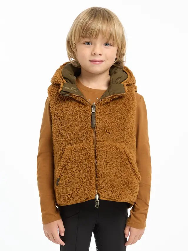 Lemieux Mini Elsie Reversible Gilet - Alpine Kids Outerwear Fleece Vest Equestrian Clothing