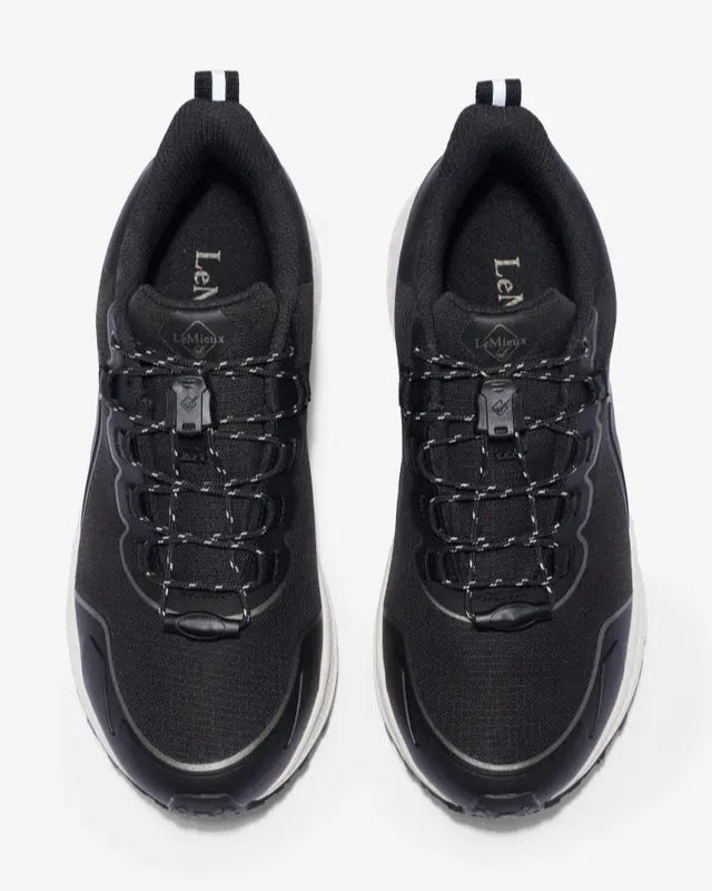 LeMieux Trax 2.0 Waterproof Trainers - Black: All-Terrain Equestrian & Active Lifestyle Shoes