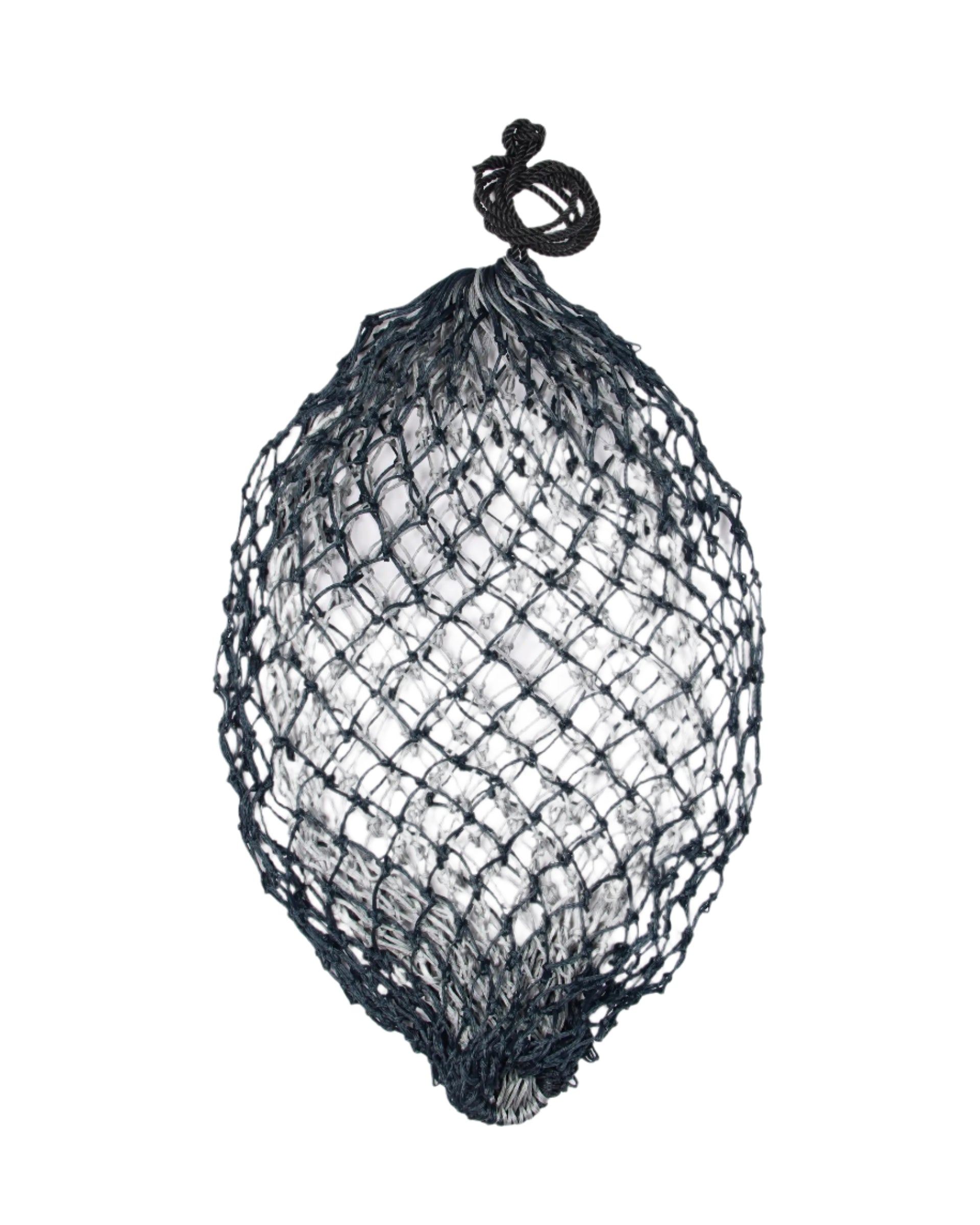 Navy Hungry Hippo Haynet for Horses by Equiflair - Slow Feeder, Improved Digestion, Less Waste!