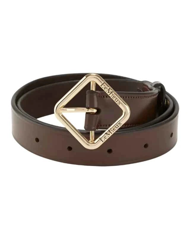 LeMieux Cleo Leather Belt Brown