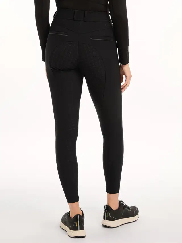 LEMIEUX ISABELLE Full Seat Breeches Black - Equiflair riding pants, back view
