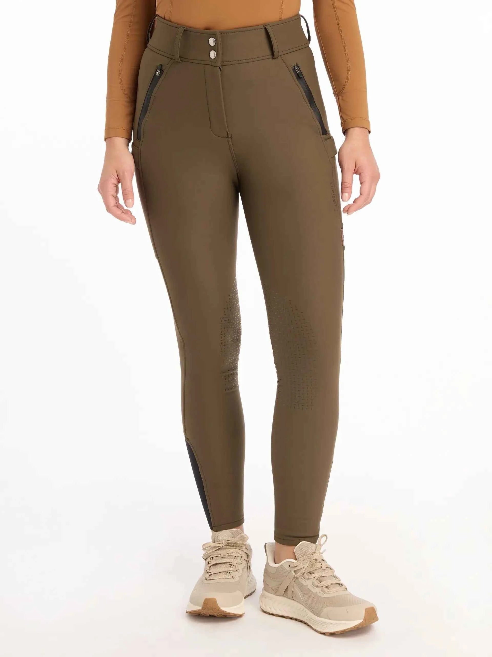 LeMieux Drytex Waterproof Breeches Knee Grip Alpine