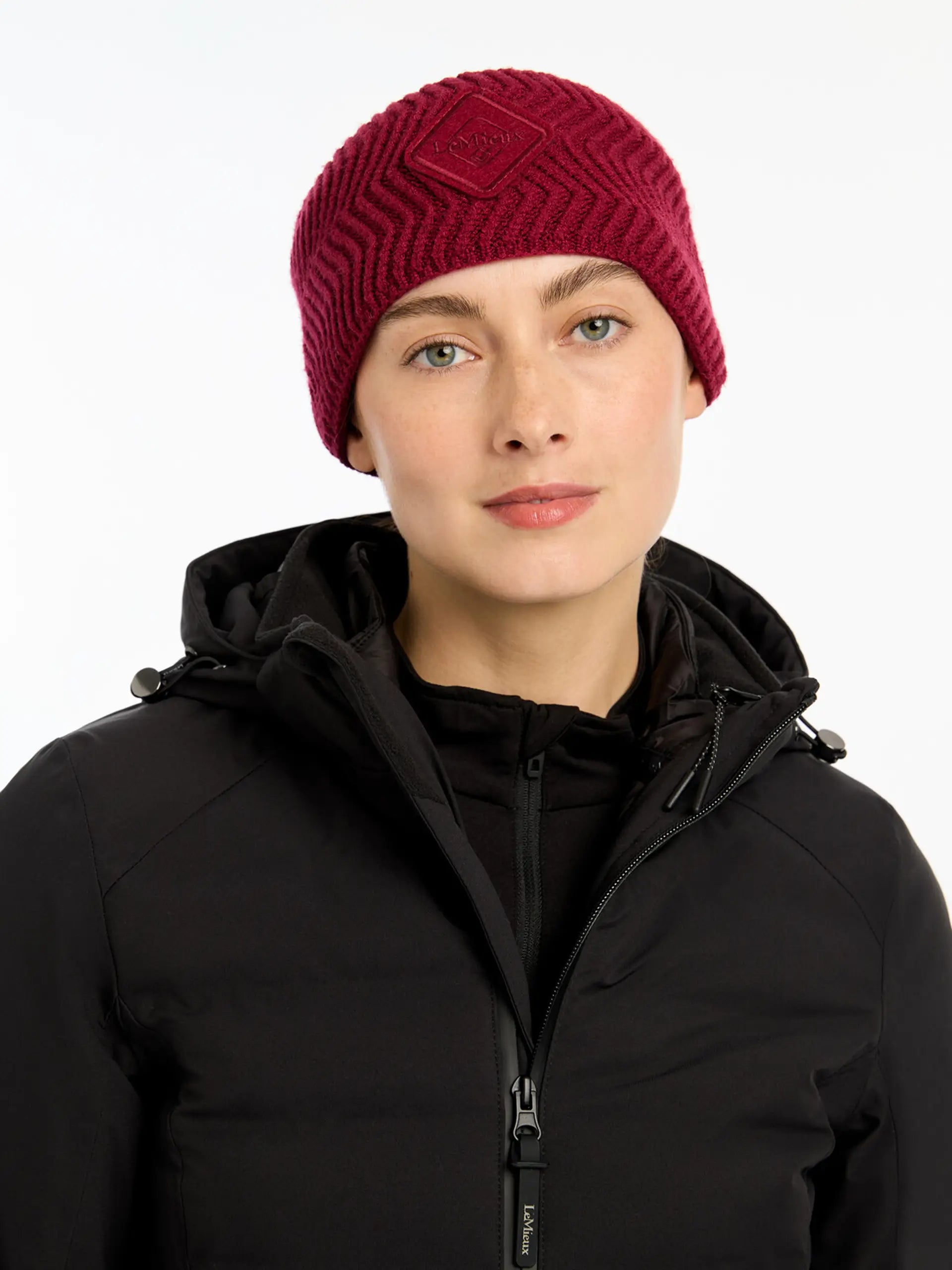 LeMieux Lila Ember Knit Headband - Stylish Winter Hat for Women - Equiflair