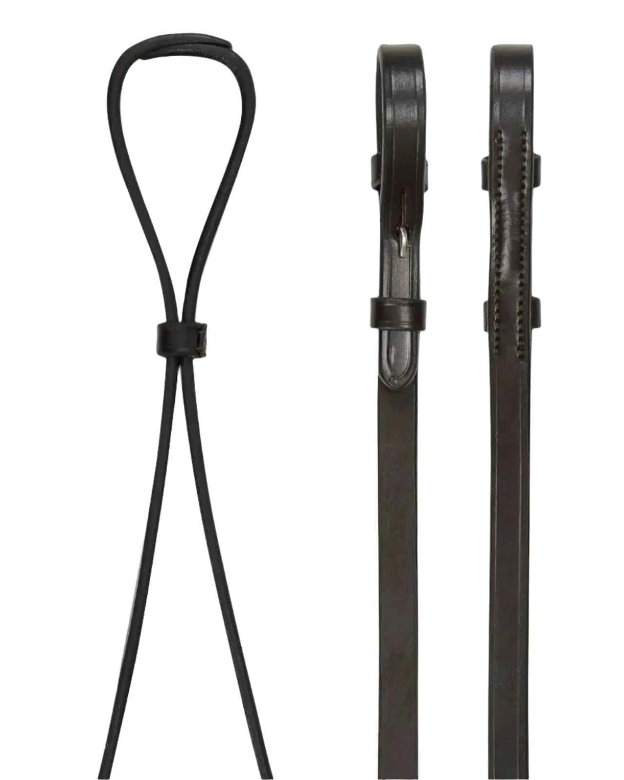 LeMieux Curb Rein Black/Silver