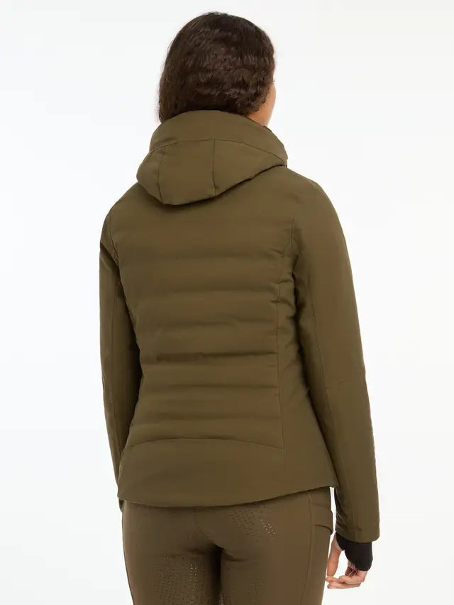 LeMieux Brooke Waterproof Hybrid Jacket in Alpine Green | Equiflair