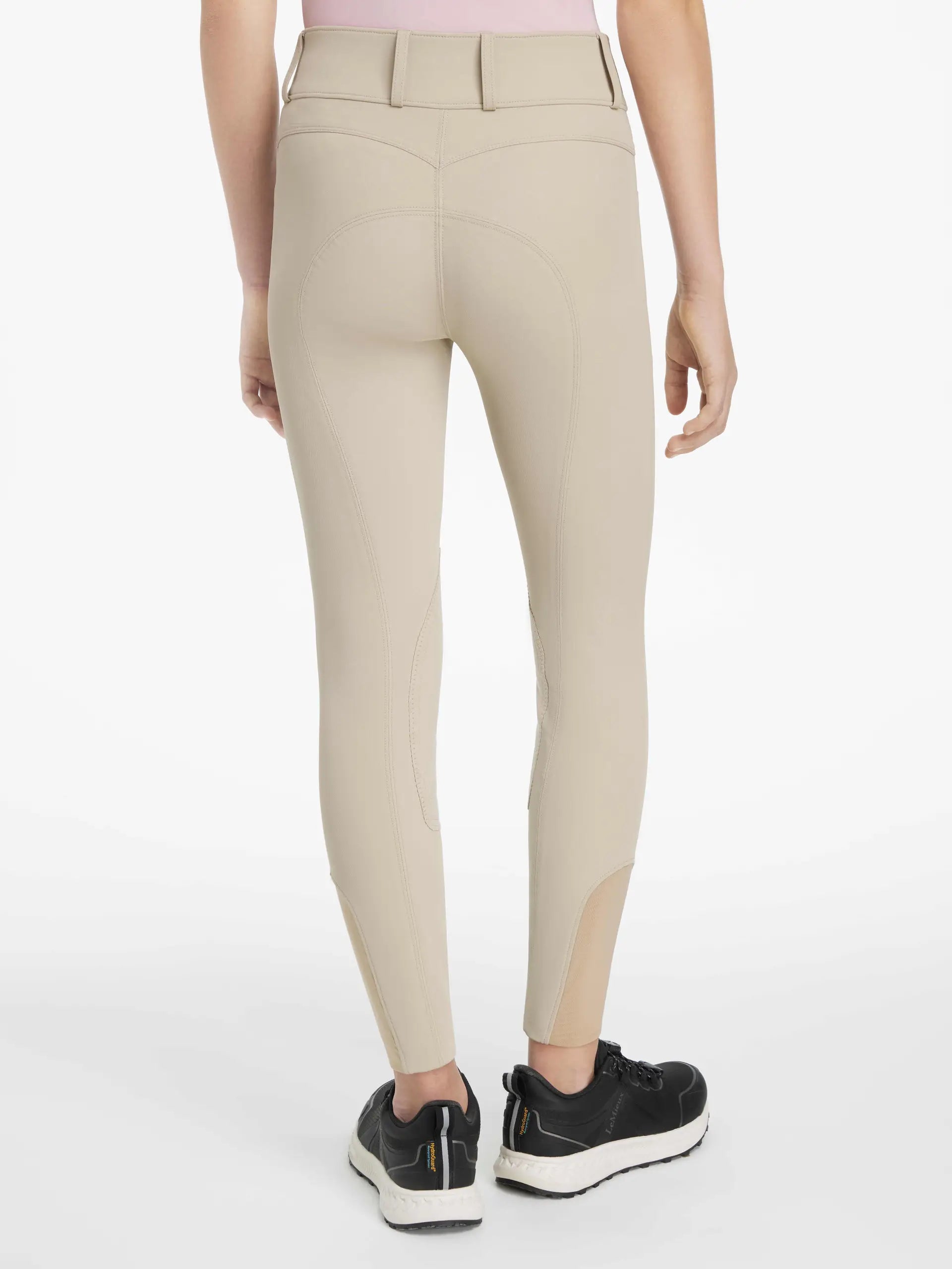 LeMieux Young Rider Hunter Breeches in Beige - Stylish youth riding apparel for equestrian activities