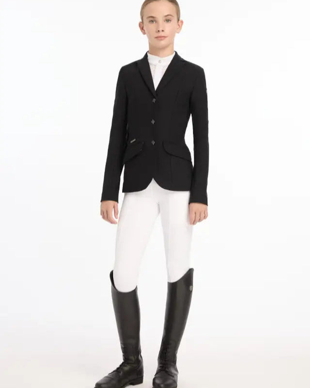 LeMieux Young Rider Kennedy Show Jacket Black - Equestrian Apparel for Kids