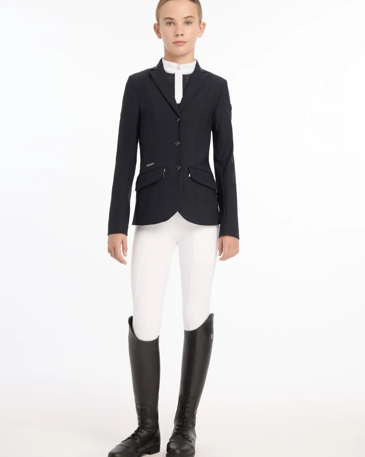 LeMieux Young Rider Kennedy Show Jacket Navy: Equestrian Apparel for Kids, Riding Outfit