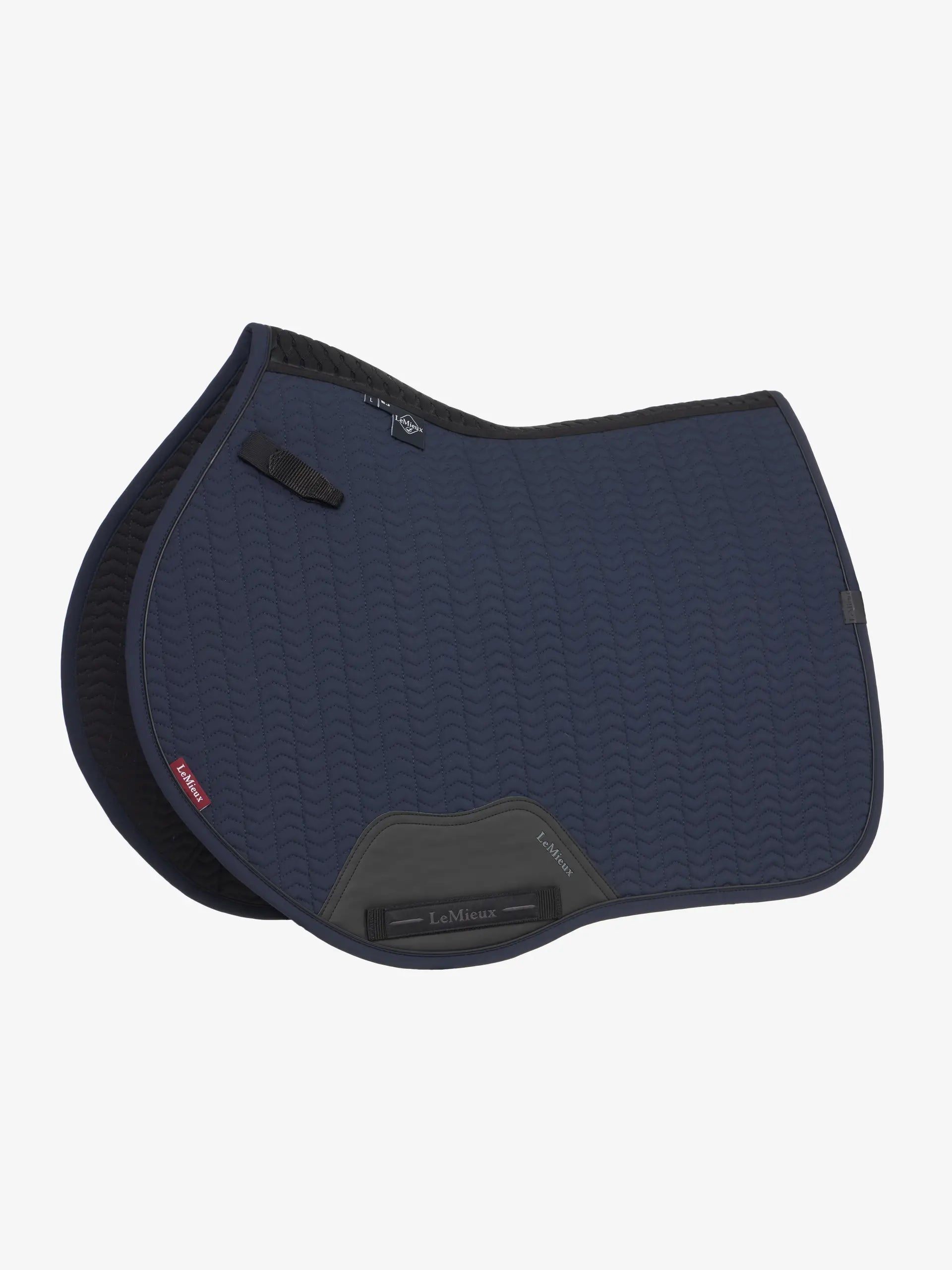LeMieux Essence Euro Jump Square Saddle Pad - Navy | Equestrian Gear