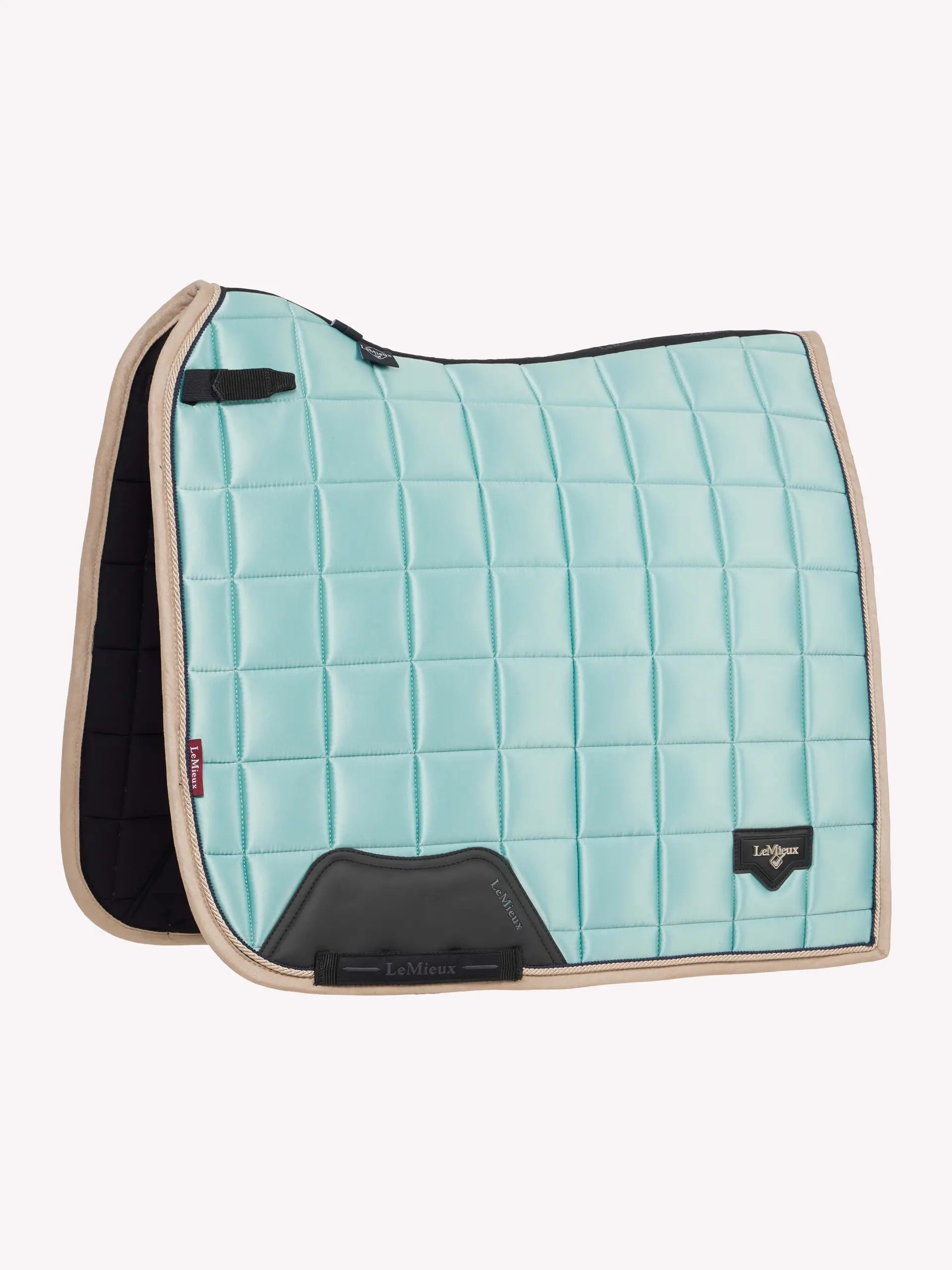 LeMieux Loire Classic Dressage Square Aqua Saddle Pad | Equestrian Gear