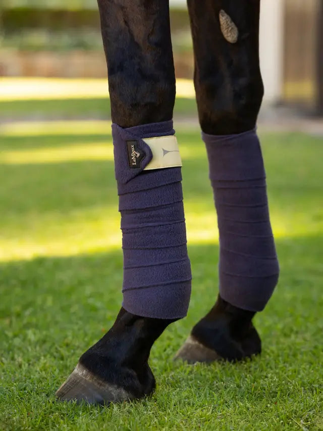 LeMieux Polo Bandages Dusk Blue: Premium horse leg protection.