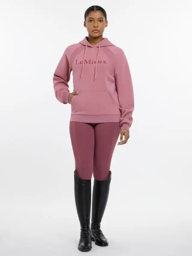 LEMIEUX Nadine Hoodie Peony - Women's Equestrian Apparel: Lightweight, Breathable Riding Hoodie. Perfect for layering!