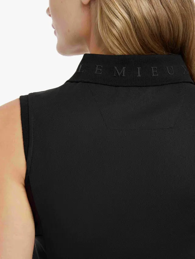 LEMIEUX Marissa Sleeveless Polo Black - Women's Equestrian Apparel