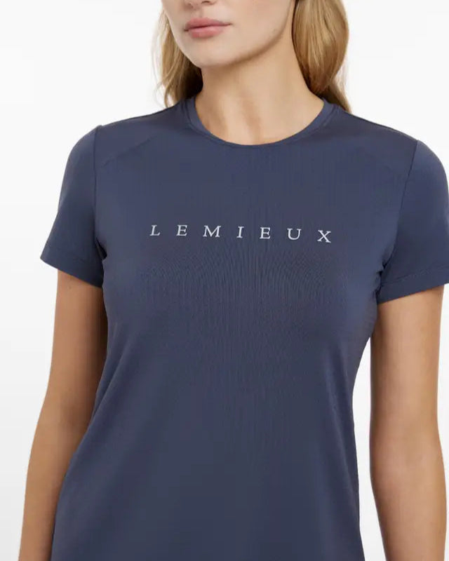 Lemieux Sports T-Shirt Dusk Blue | Women's Equestrian Apparel, Quick-Drying Top
