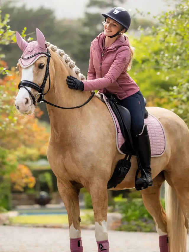 Equestrian Fashion: LeMieux Brioney Hybrid Jacket in Peony | Horse Riding Apparel, Woman Rider, Palomino Horse, Pink Accents
