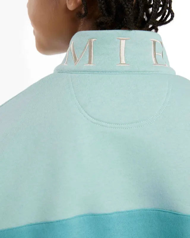 LeMieux Young Rider Kate Quarter Zip Sweatshirt Lagoon - Girls' Equestrian Clothing