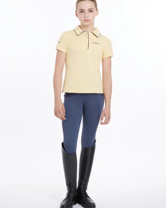 LeMieux Young Rider Mimosa Polo Shirt: Equestrian style for young riders! Shop now.