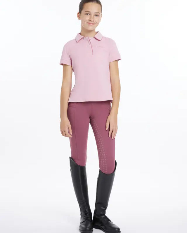 LeMieux Young Rider Blossom Polo Shirt - Equestrian Riding Apparel - Equiflair
