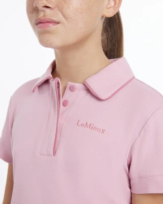 LEMIEUX Young Rider Polo Shirt BLOSSOM - Comfortable Equestrian Apparel for Girls | Equiflair