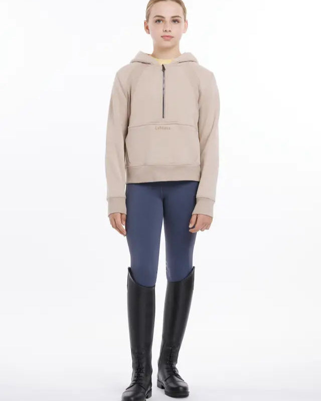 LEMIEUX YOUNG RIDER HARRIET POP OVER ALMOND Hoodie | Kids Equestrian Clothing