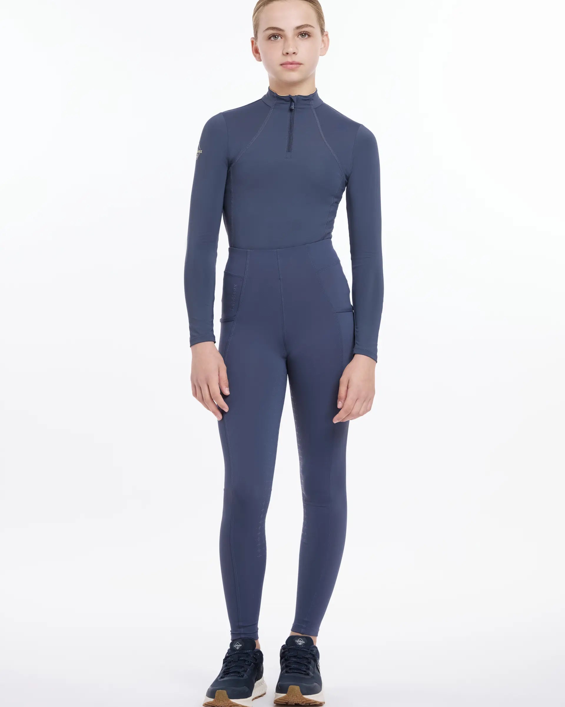 LEMIEUX Young Rider Orla Pull Ons in Dusk Blue: Comfortable & Stylish Equestrian Apparel for Kids