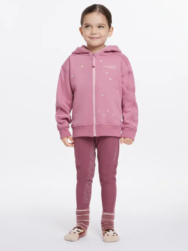 LEMIEUX MINI CHARLIE ZIP THROUGH PEONY Hoodie - Kids Equestrian Clothing, Riding Apparel, Horse Lover Gift
