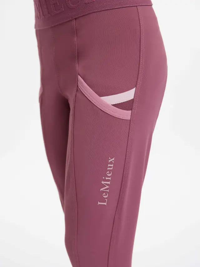 LEMIEUX Mini Pull On Breeches Rosewood | Equiflair riding pants, equestrian apparel.