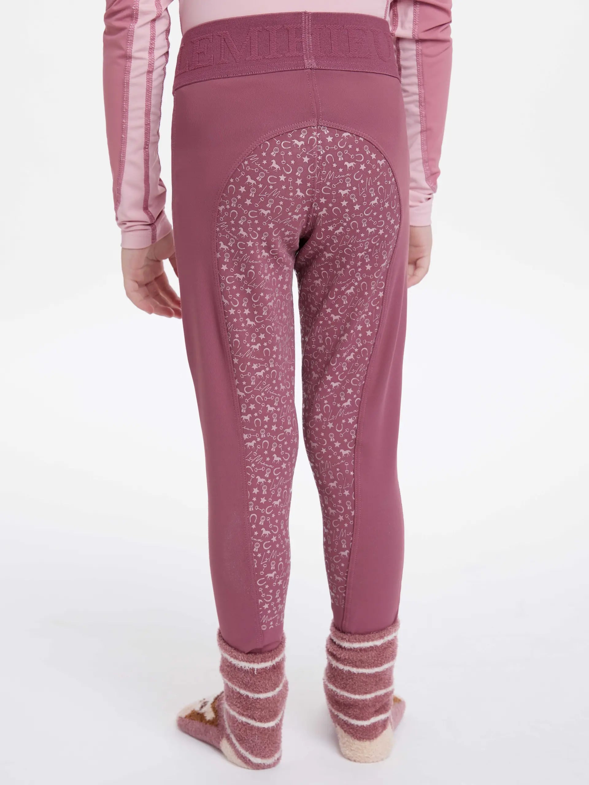 LEMIEUX MINI PULL ONS ROSEWOOD Riding Leggings - Comfortable & Stylish Equestrian Wear for Young Riders