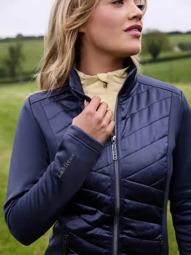 LeMieux Dynamique Jacket Dusk Blue | Equiflair Saddlery: Stylish Equestrian Jacket for Women - Shop Now!