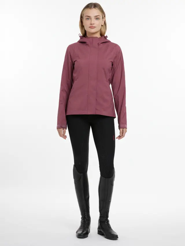 Lemieux Isla Rosewood Waterproof Jacket: Stylish Equestrian Raincoat