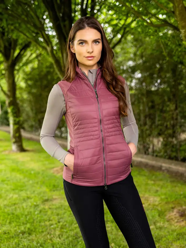 LEMIEUX JULIETTE GILET ROSEWOOD - Women's Equestrian Vest for Layering | Equiflair