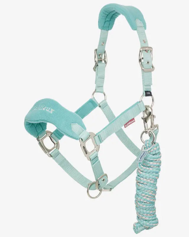 LeMieux Vogue Lagoon Headcollar & Leadrope Set | Equestrian Horse Halter | Equiflair